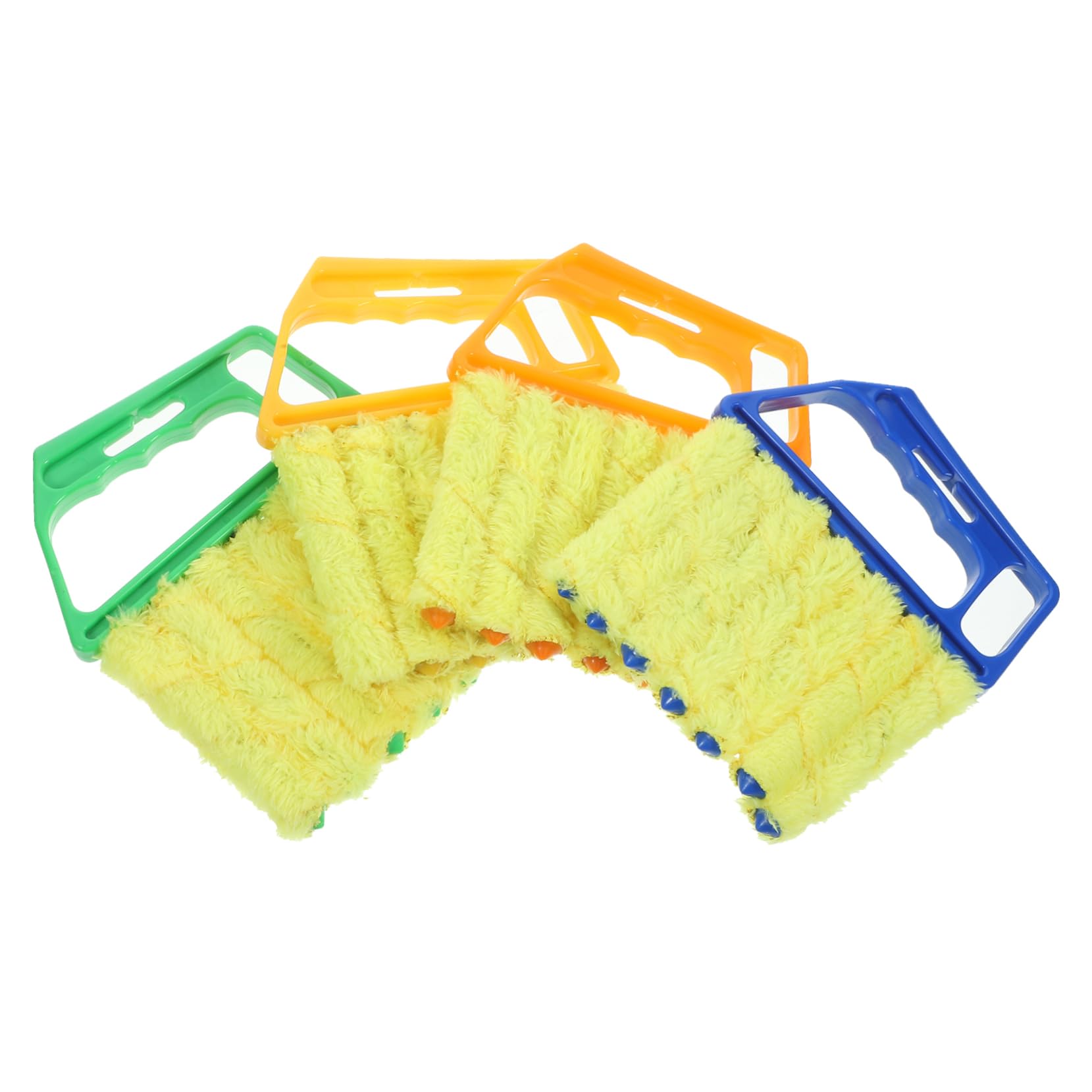 BESTYASH 16piezas Limpiador De Compacto De Herramienta Multifuncional para Ventanas y Rejillas De Ventilación Cepillo De Limpieza Práctico y Lavable Colores Vibrantes