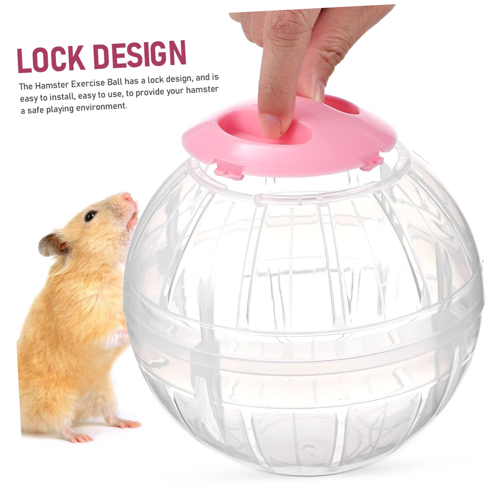 Hamsterball Transparent 18cm | Laufrad Mit Schultergurt Für Kleintiere
