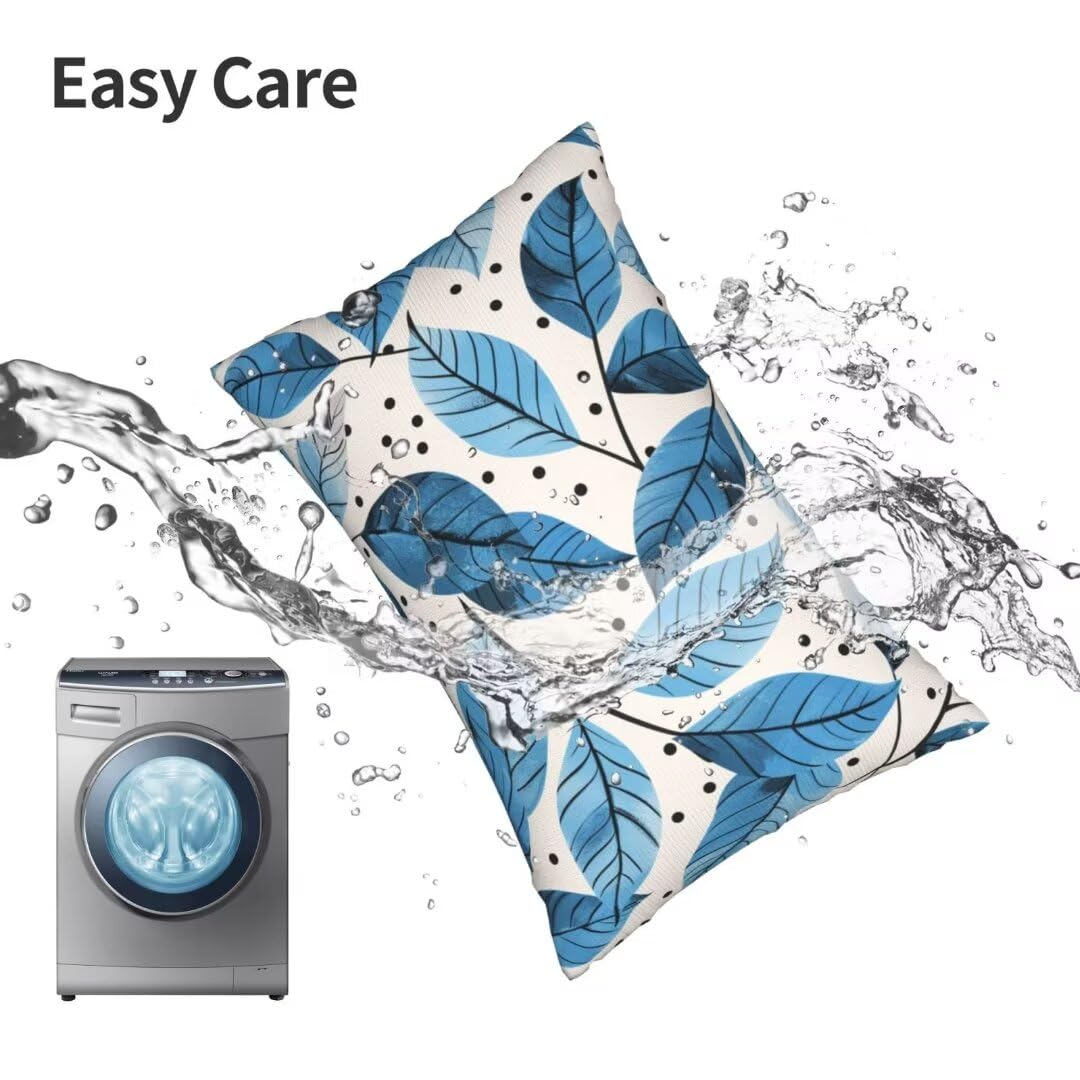 2x Wetterfeste Outdoor-Kissenbezüge 40x80cm - Buntes Design Mit Verstecktem Reißverschluss