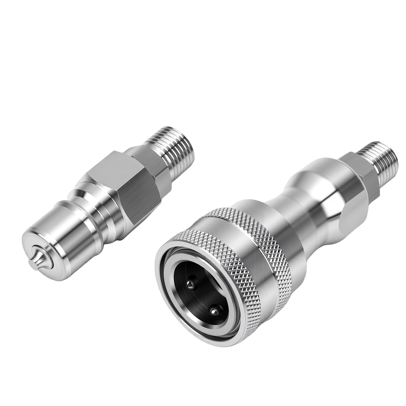 Fafeicy Zestaw Adapterów Hydraulicznych do Minikoparek, Złącze żeńskie M14 na Męskie M16