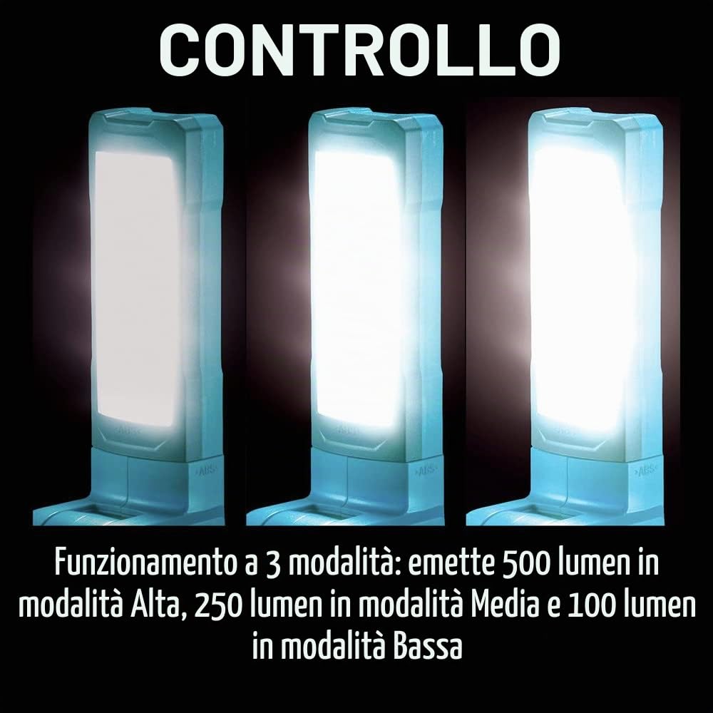 Makita DML816 14.4V / 18V Li-ion LXT Torcia - Batterie e caricabatterie non inclusi