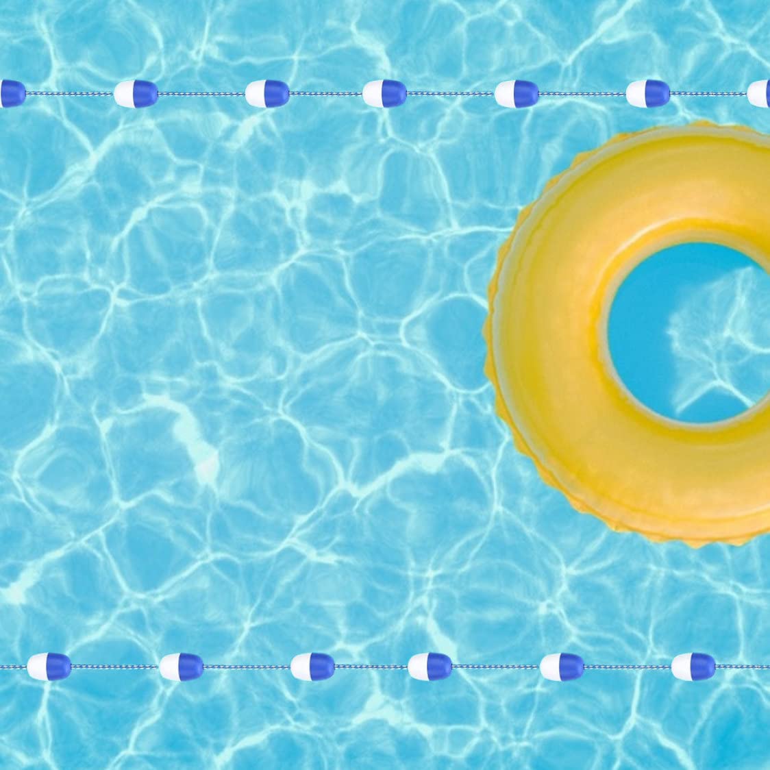 Piscine De SéCurité Corde De SéCurité 5m Ligne De SéCurité De La Piscine De Division Flottante De La Ligne De Corde De Corde éQuipement De Piscine pour Plages