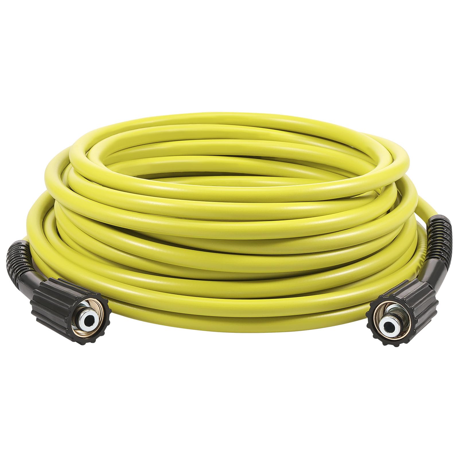 Pressure Washer Hose with M22 Fittings 1/4" Inter Diameter Power Washer Hose Replacement 22mm-14 Female Twist Connection(15M)