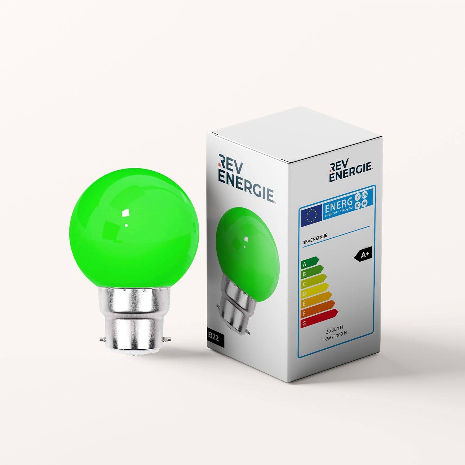 Guirlande guinguette extErieure Lumineuse LED 20 Ampoules B22 Multicolore 10m