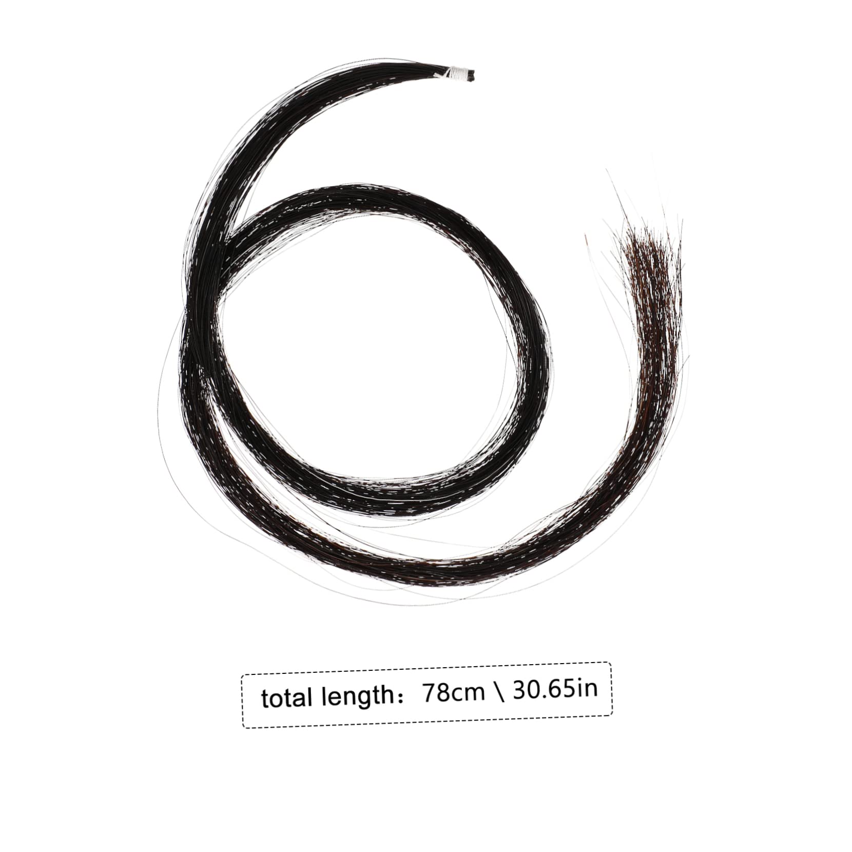 Holibanna Hanks of Natural Violin Hair for Violin Cello and Bass for Beginners and Students for DIY Repairs and Enhancing Your Playing Experience