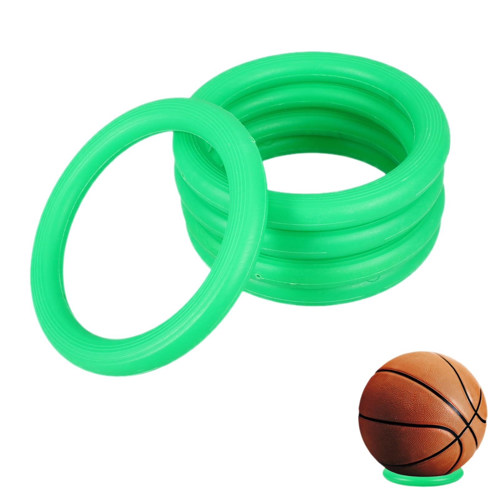 Base De Balle De Yoga 5 Pièces Anneau Fixe Rond en Plastique Antidérapant Stable Ballon De Fitness Ballon De