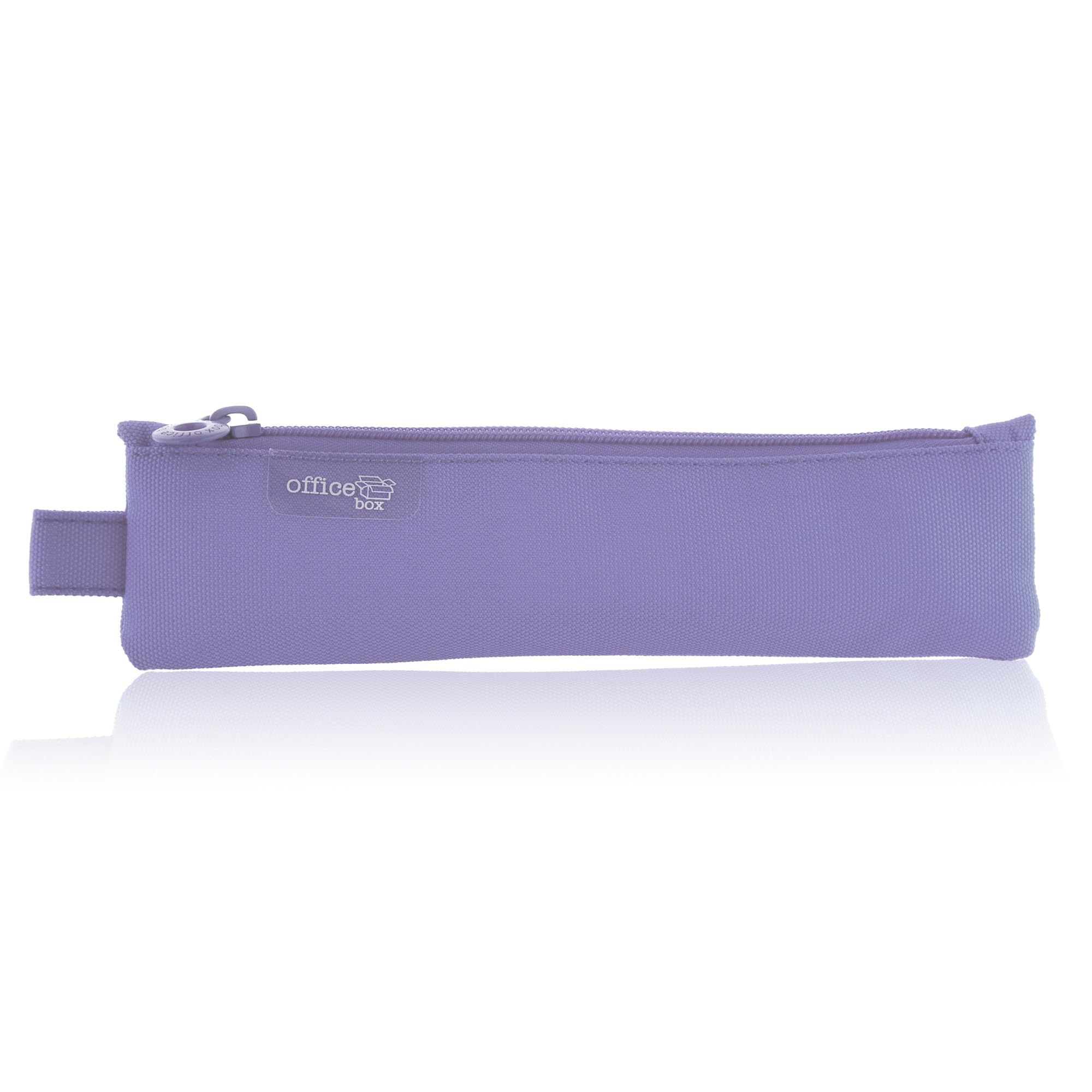 office box Estuche Portatodo Mini Basic con Cierre de Cremallera Suave y Formato Rectangular de Colorline by 10 Colores (Lila)