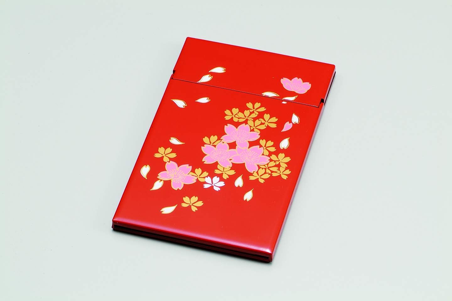 Tsuchiya Lacquerware 34-0607 Stand Mirror, Vermilion, 7.3 x 4.4 inches (18.5 x 11.2 cm), Japan Sakura