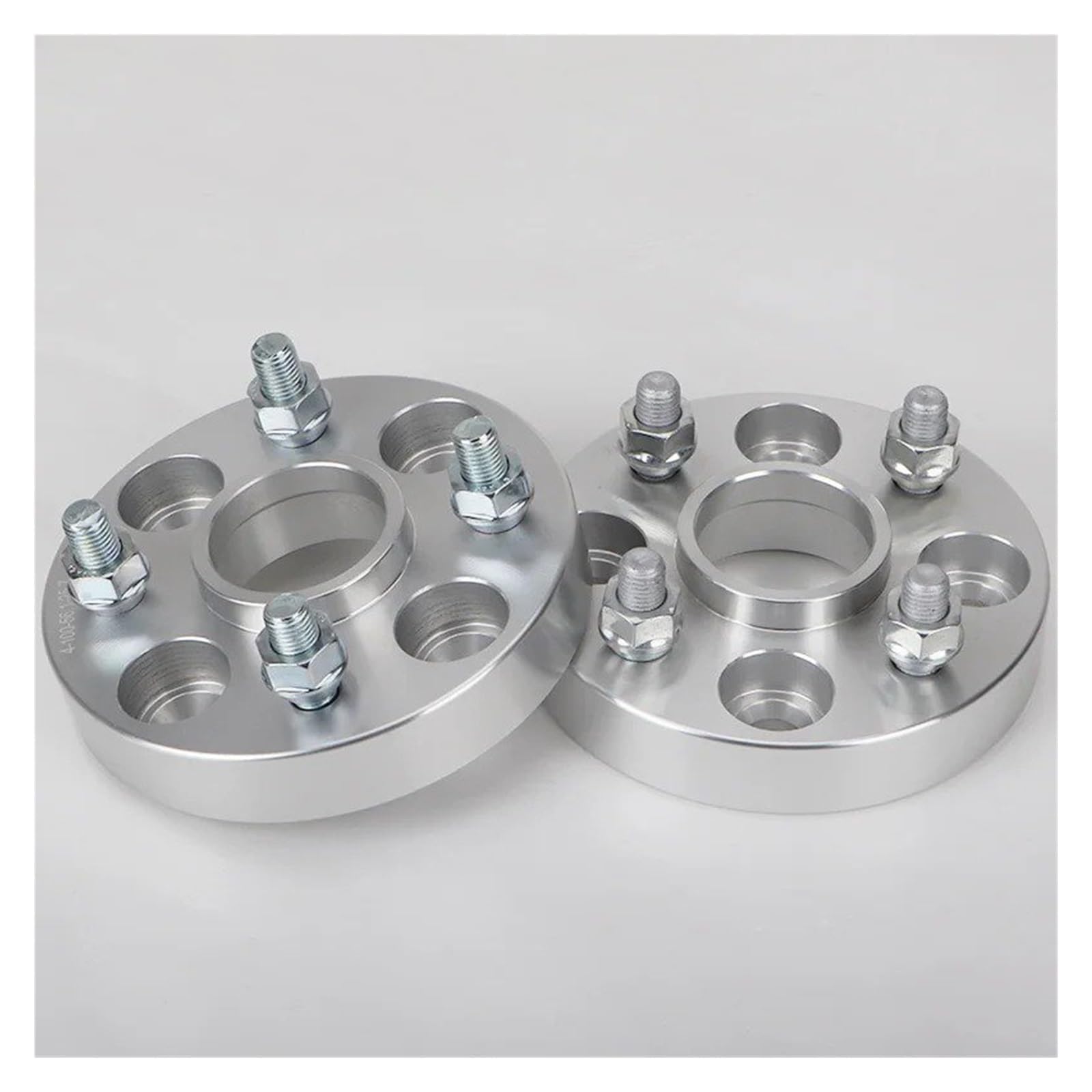 Élargisseurs Voie Adaptateur De Joint Forgé Pour Jantes De Voiture Pour COLT 2 Pièce M12x1.5 PCD 4x114.3 CB 67.1mm Entretoises De Jantes Adaptateurs D'espacement Roue(2PCS 25MM Silver)
