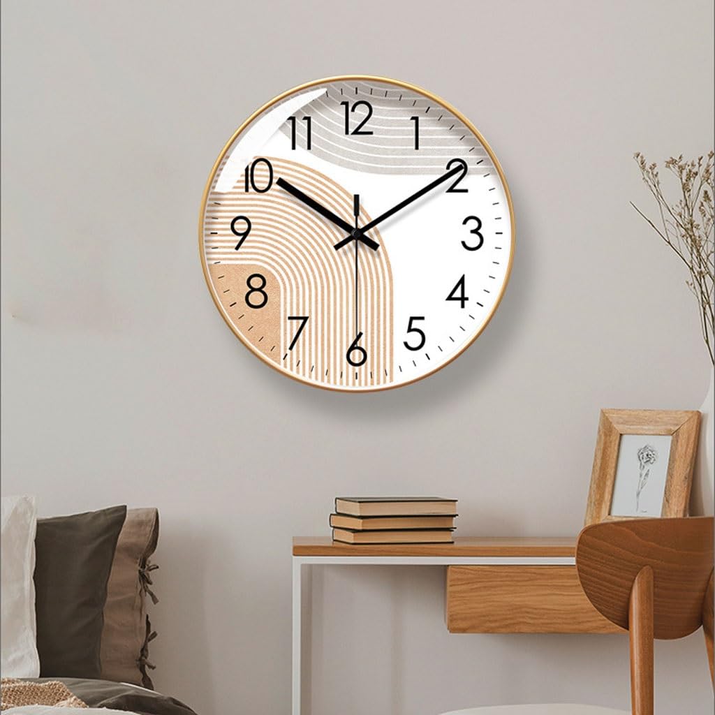 Orologio da parete Orologio da parete Orologio da parete semplice Orologio da soggiorno Orologio da parete Orologio al quarzo silenzioso con secondi di scansione Reloj De Pared(A)