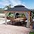 HAPPATIO 11' × 13' Wood Gazebo, Outdoor Hardtop Gazebo with Mosquito Netting and Curtains, Double Metal Roof Patio Gazebo Hard Top Gazebo for Garden, Patio, Deck, Parties (Grey)