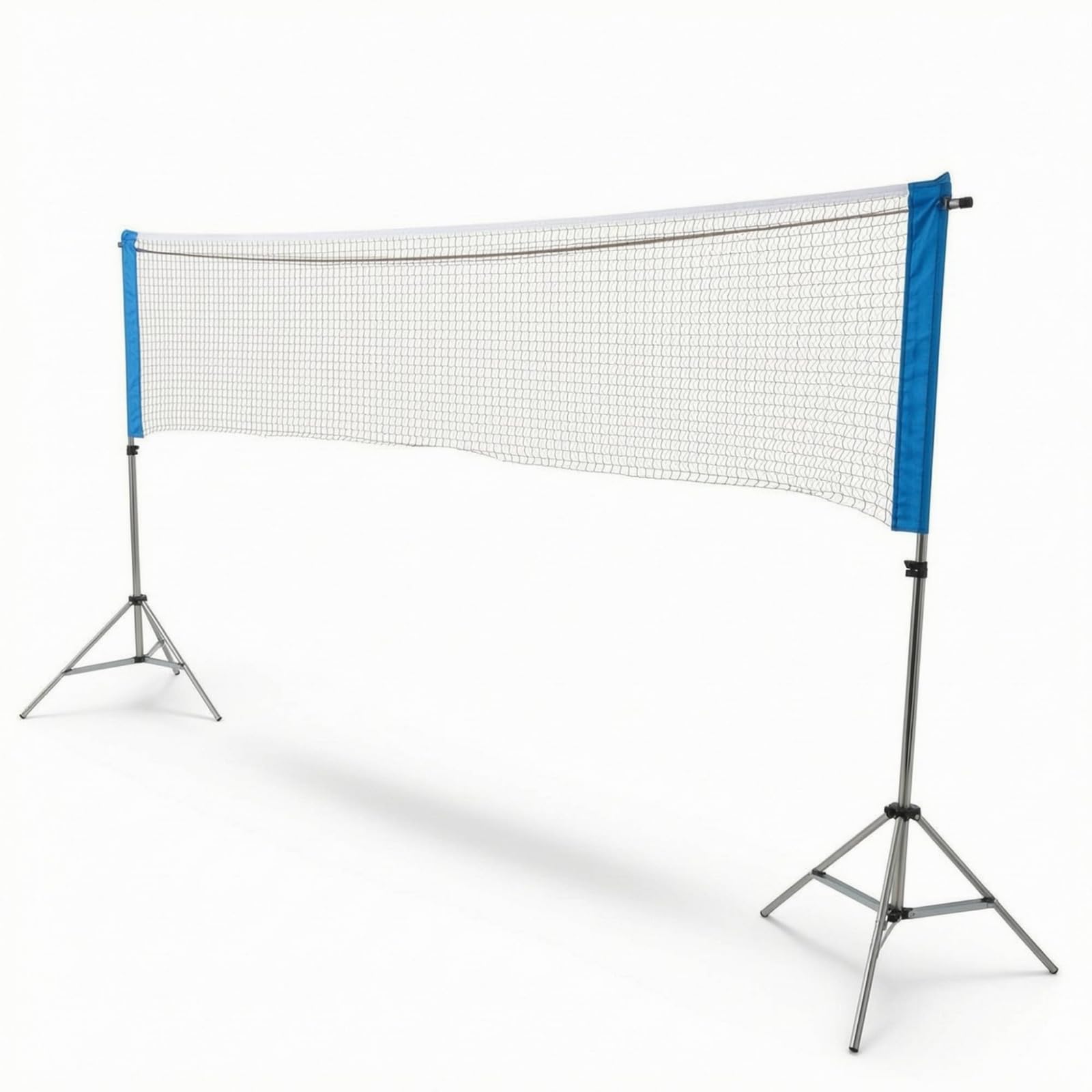 Yajuyi Rete da Badminton Portatile Rete Supporto Piedistallo Telaio Richiudibile Acciaio Inossidabile Robusto con Borsa Adatta per Cortile Spiaggia Prato