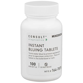 McKesson Consult Diagnostics Instant Bluing Tablets, 100 Count, 1 Pack