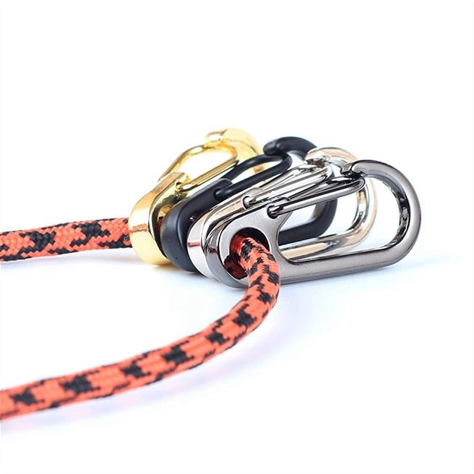 10 pezzi/lotto Mini chiusure a molla for zaini, moschettoni da arrampicata, portachiavi EDC, ganci for bottiglie campeggio, fibbie in paracord for borse