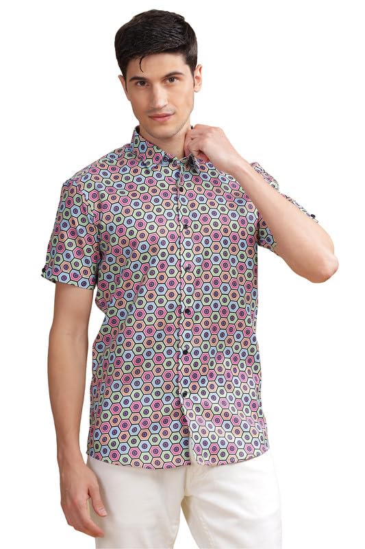 Chemise à manches courtes pour homme idéale pour les vacances et les loisirs d'été