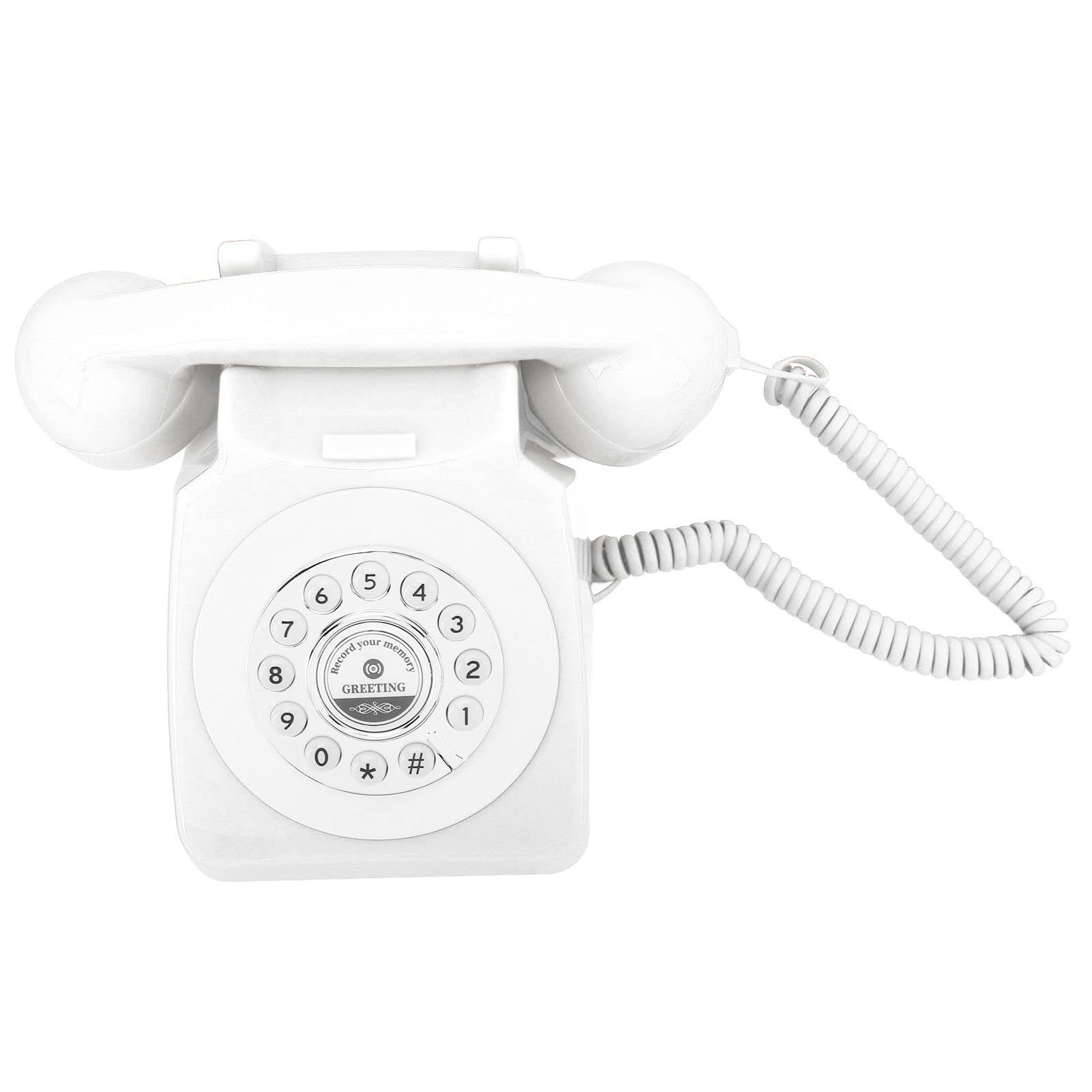 Księga Gości Audio do Telefonu, Wszechstronna pamięć 8 GB, Wygodna Księga Gości Audio na imprezę (Biały)