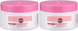 كريم من بايوبوينت للشعر التالف 500 مل يقوي ويحمي من الحرارة، يحتوي على سيراميدز وفيتامين E وF لإصلاح وتقوية الشعر، عبوة من قطعتين