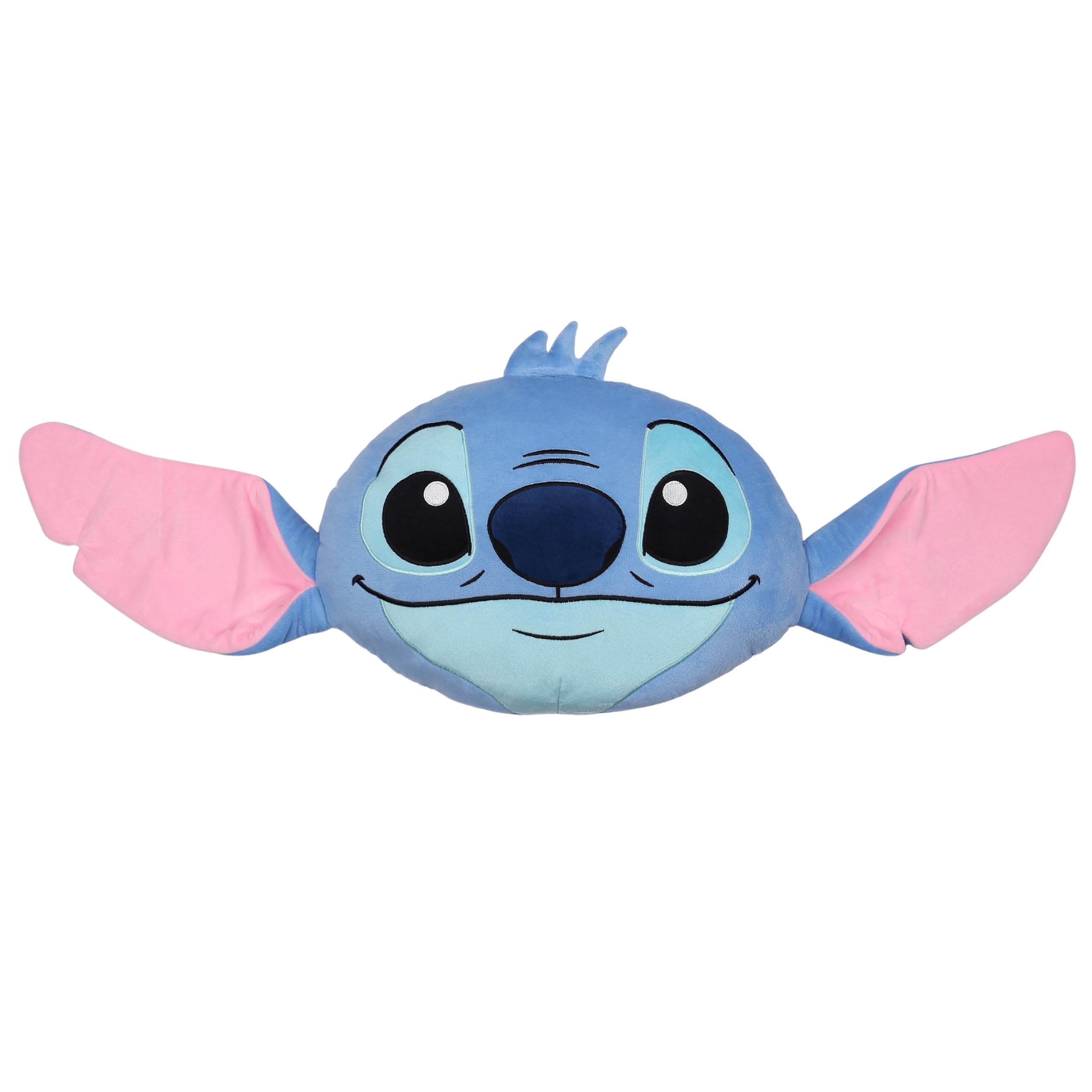 sarcia.eu Disney Stitch Cojín Decorativa, 3D Decorativo, Azul Almohada con Forma 31x41 cm Oeko-Tex (D)