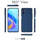 Pikkme Oppo A76 / Oppo A96 / Oppo A36 Back Cover Soft Matte Liquid Silicone TPU | Camera Protection | Shockproof Slim Back Case for Oppo A76 / Oppo A96 / Oppo A36 (Blue) gallery image