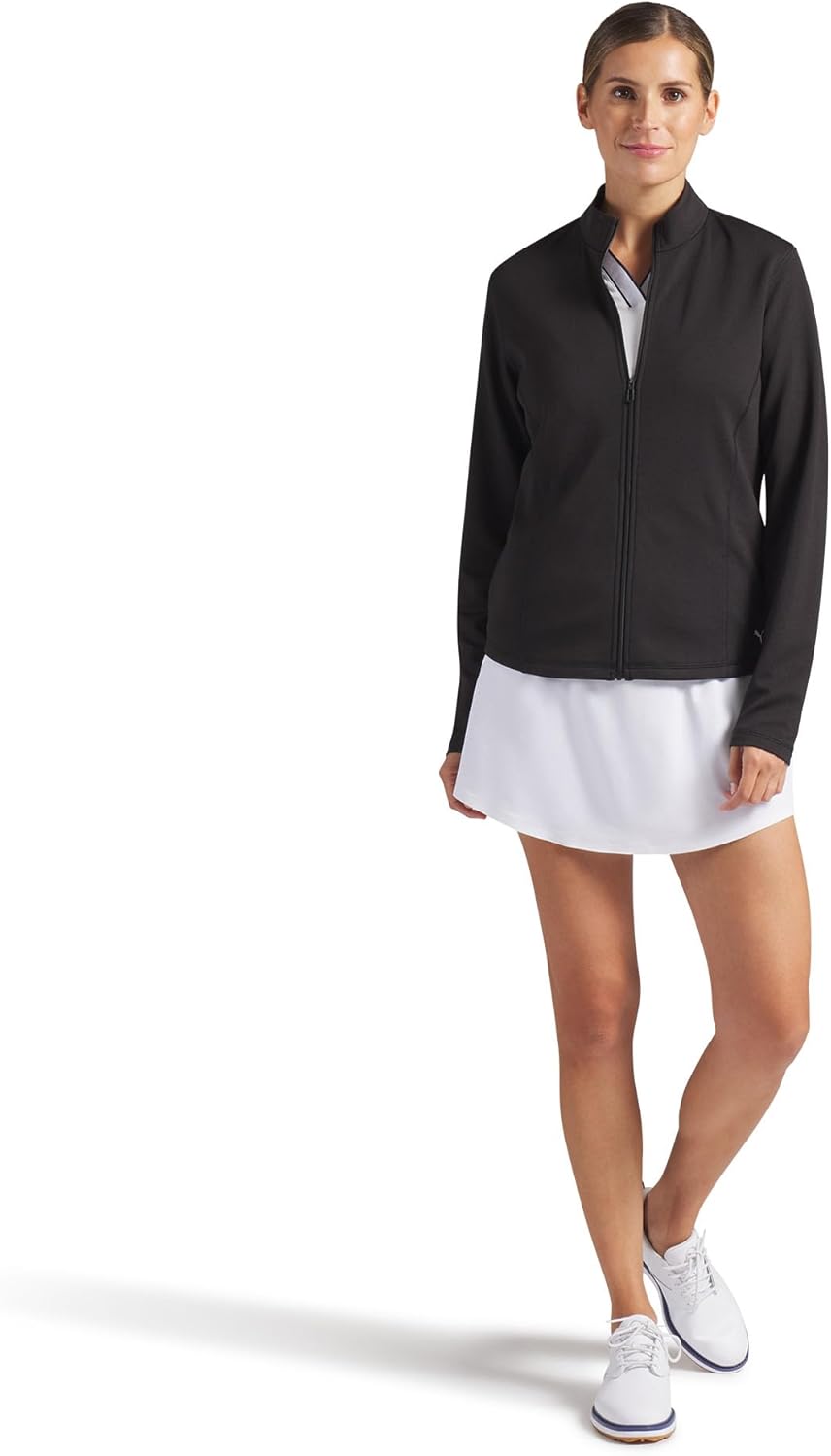PUMA Women's Pure Textured Fz Golf Jacket