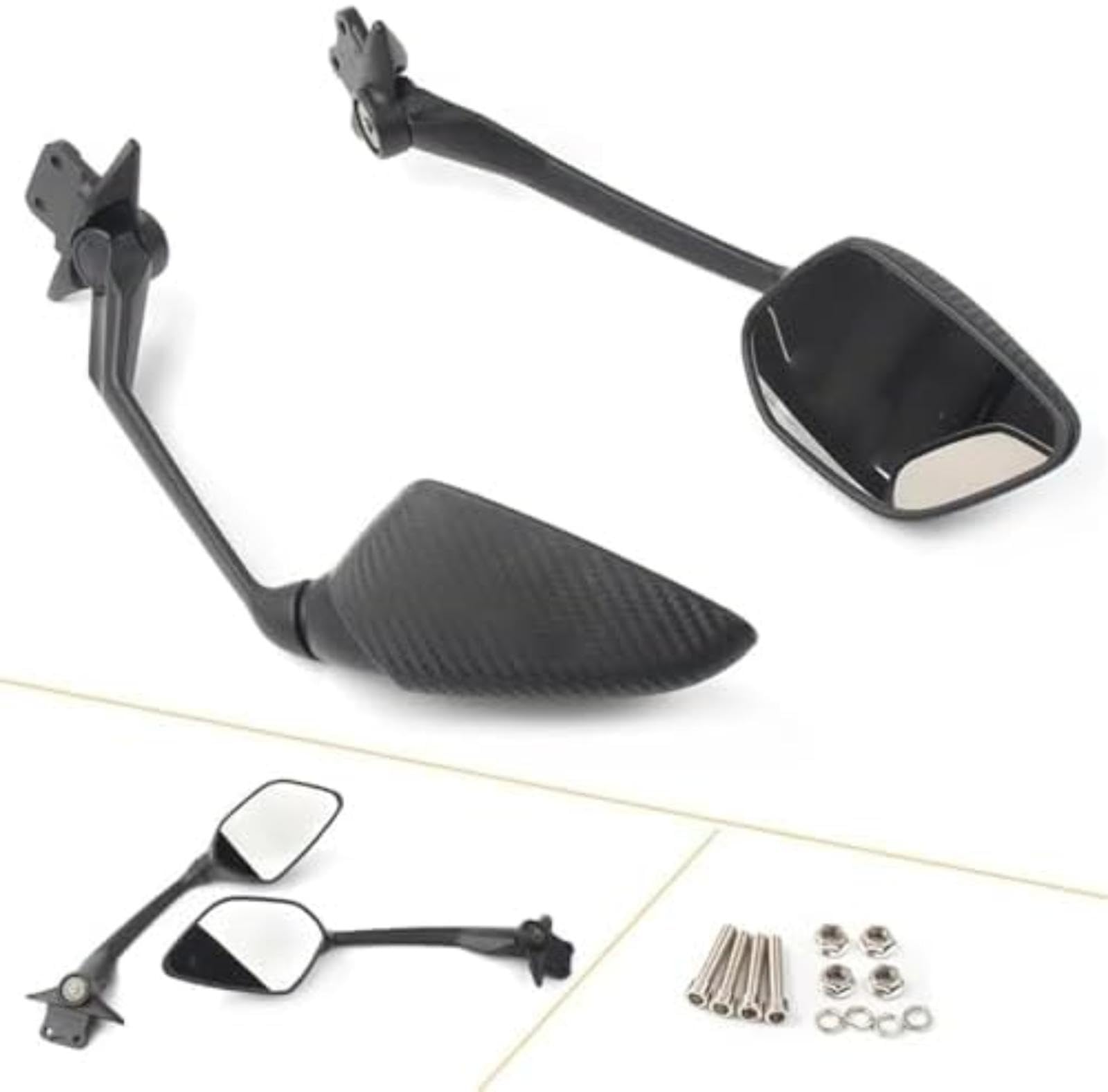 Lusterko wsteczne motocykla, dla T Max530, dla Tmax 530 2012-2013-2018 lusterka wsteczne boczne Lusterko wsteczne roweru (1Pair Black) Lusterko wsteczne roweru (1Pair Black)