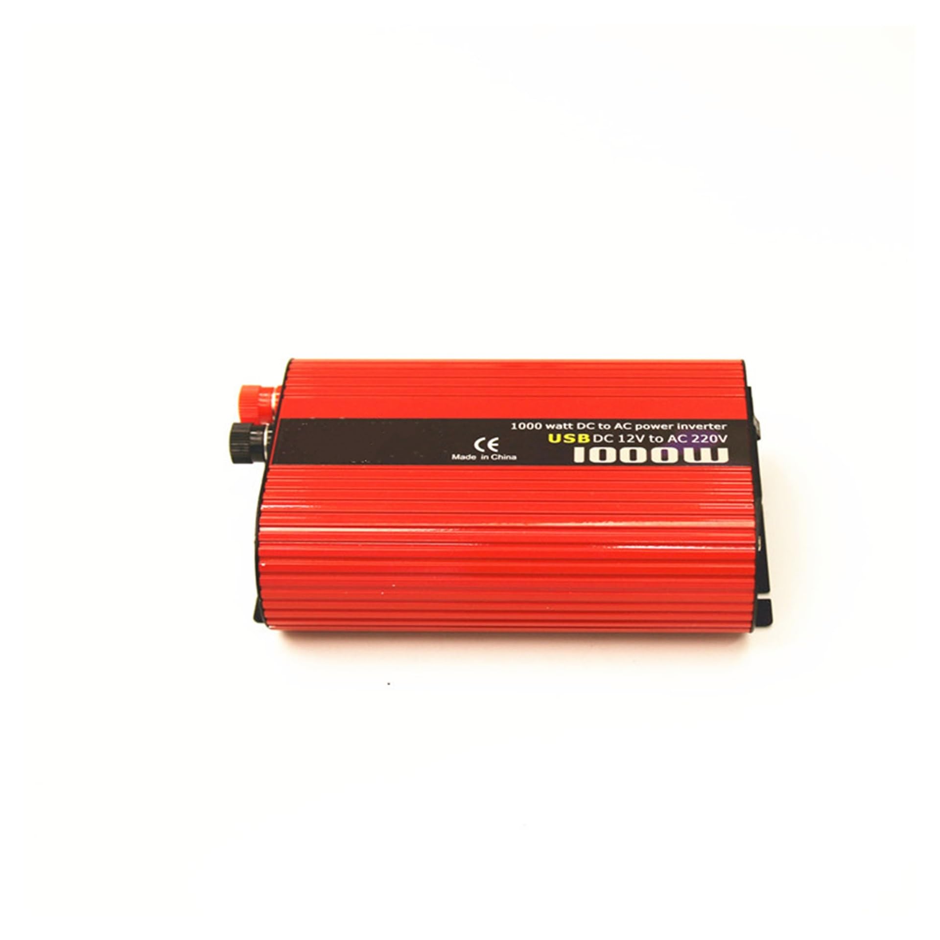 Onduleur 12V 220V convertisseur haute puissance avec châssis thermique rouge pour batterie DC