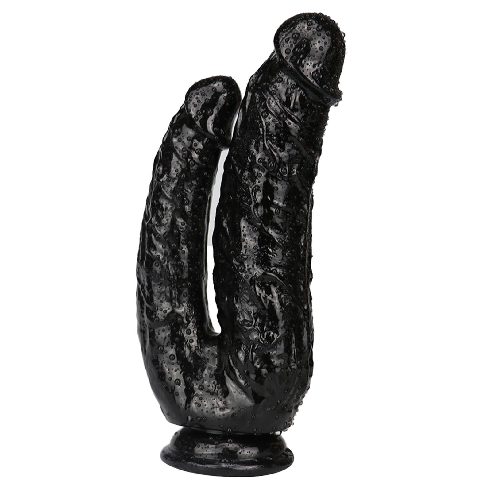 Double-Ended Dildo Realistic Dildo for Beginners Lifelike Huge Silicone Dildo, with Strong Suction Cup for Hands-Free Play, Realistic Penis for G-Spot Stimulation and Anal Plug Play 8 Inch