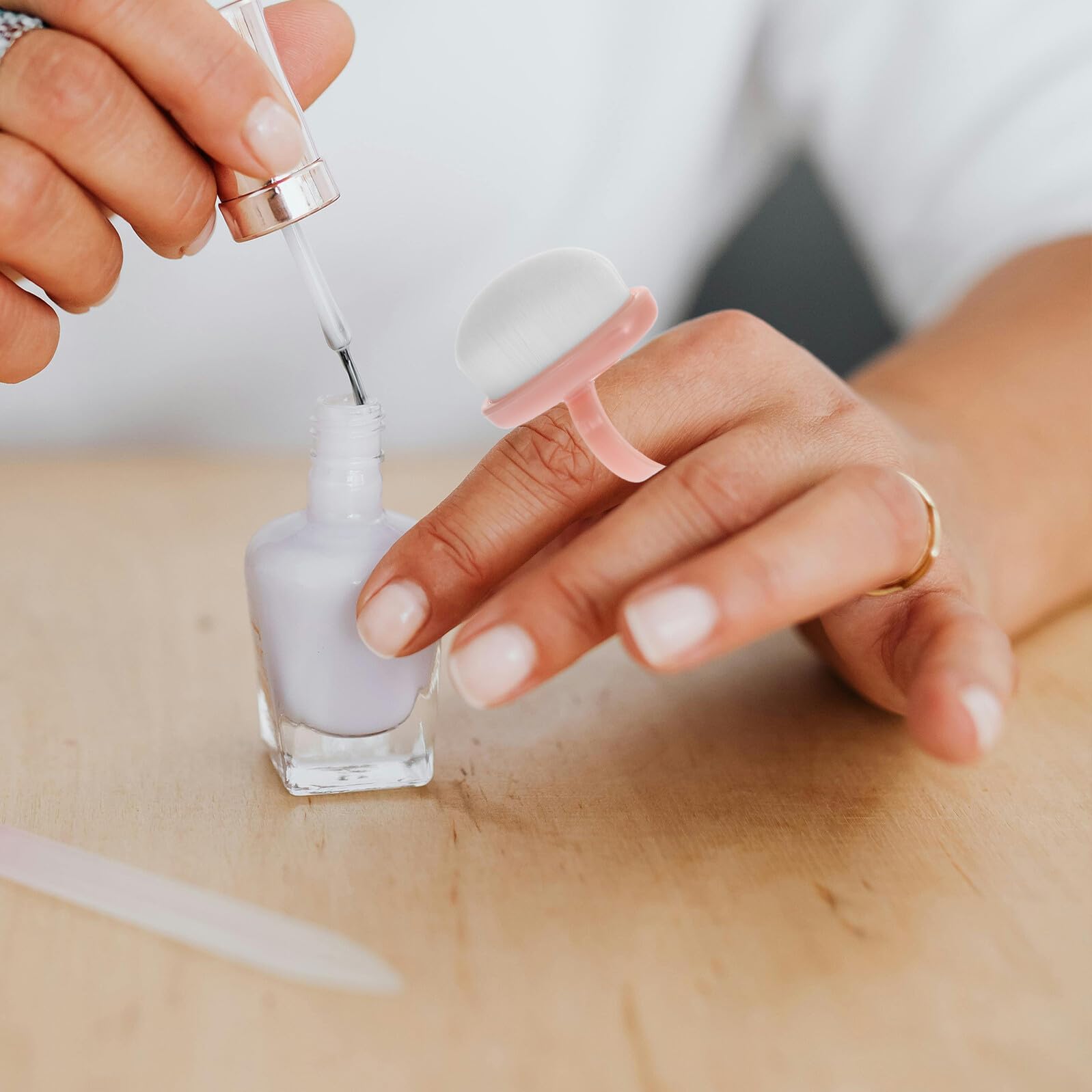 3 Pièces Brosse À Ongles Douce Avec Poils Souples Pinceaux Manucure Dépoussiérant Portable Pour Nettoyage Et Soin Des Ongles