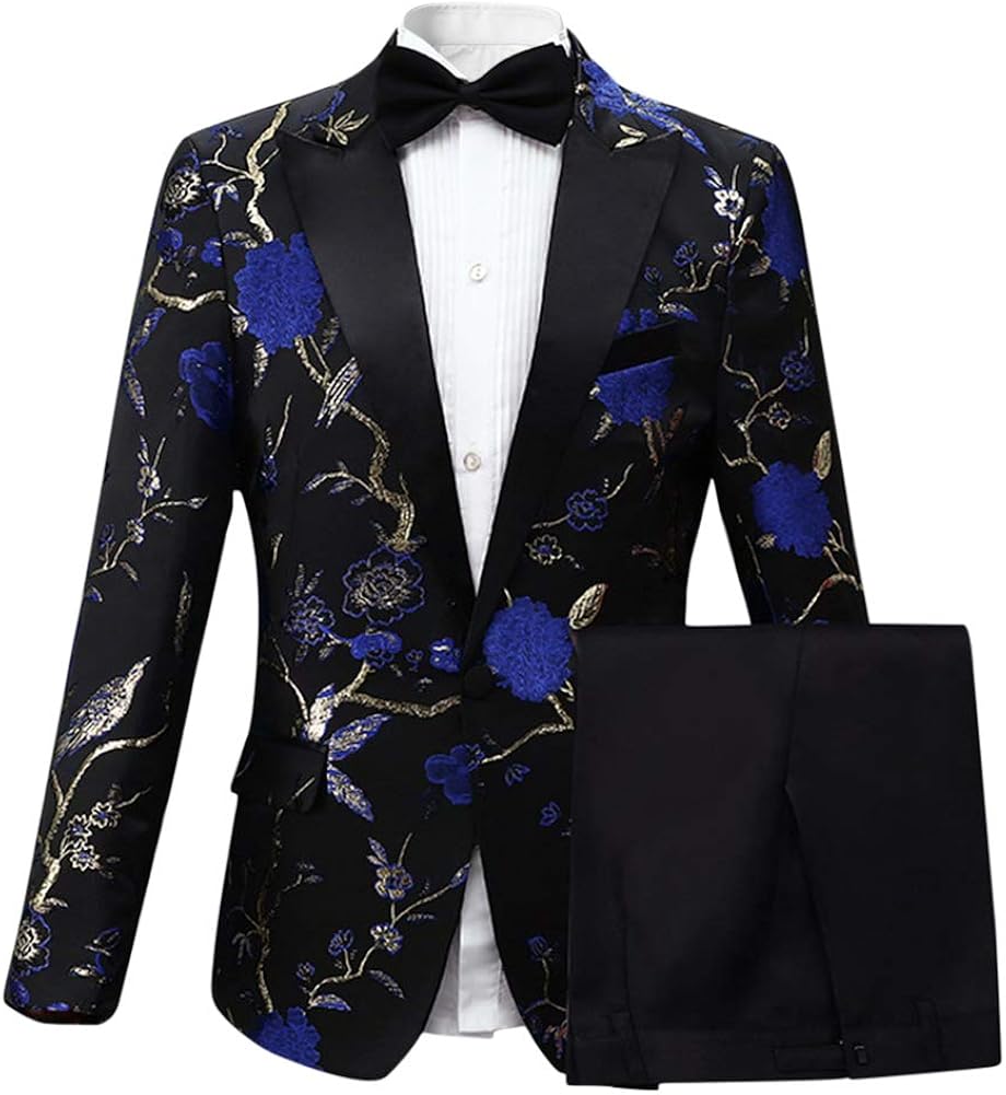 mens floral dinner jacket