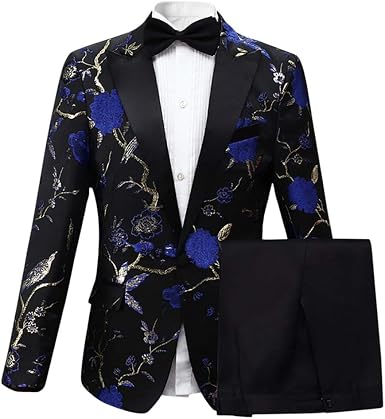 Cloudstyle Mens 2 Piece Floral Dress 