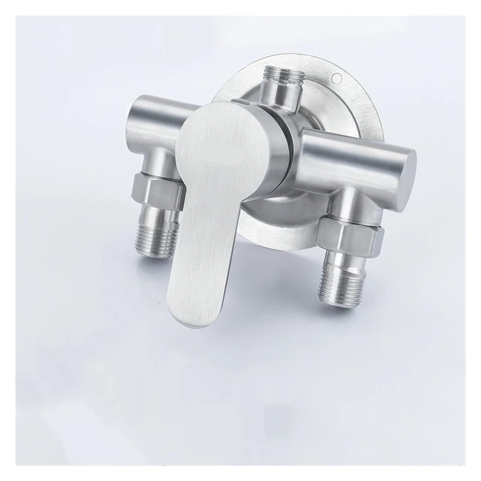 Robinet de douche chaud et froid en acier pour baignoire familiale