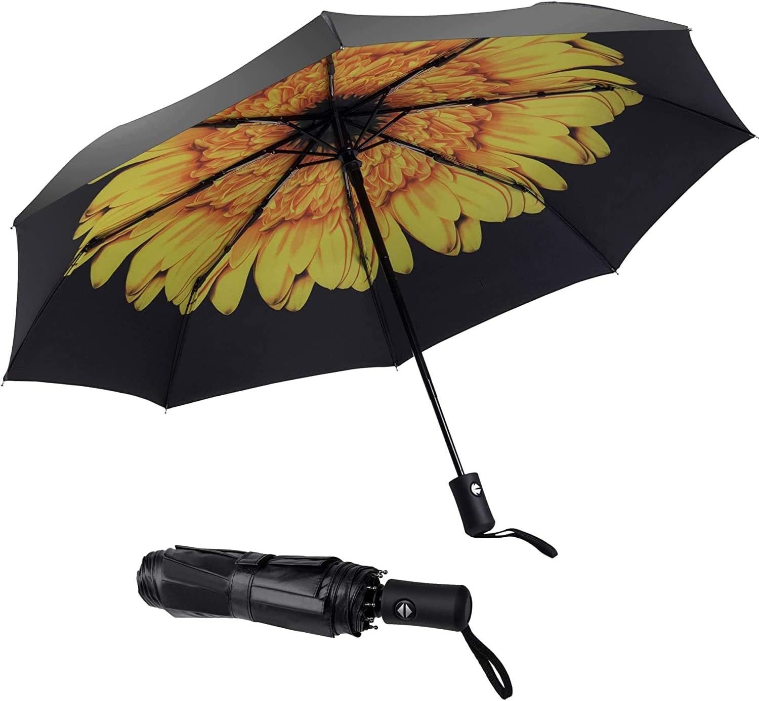 SY COMPACTTravel Umbrella Windproof Automatic Unbreakable -Factory Direct High Cost-effective UmbrellaGlobal Recycled StandardGlobal Recycled StandardGlobal Recycled Standard