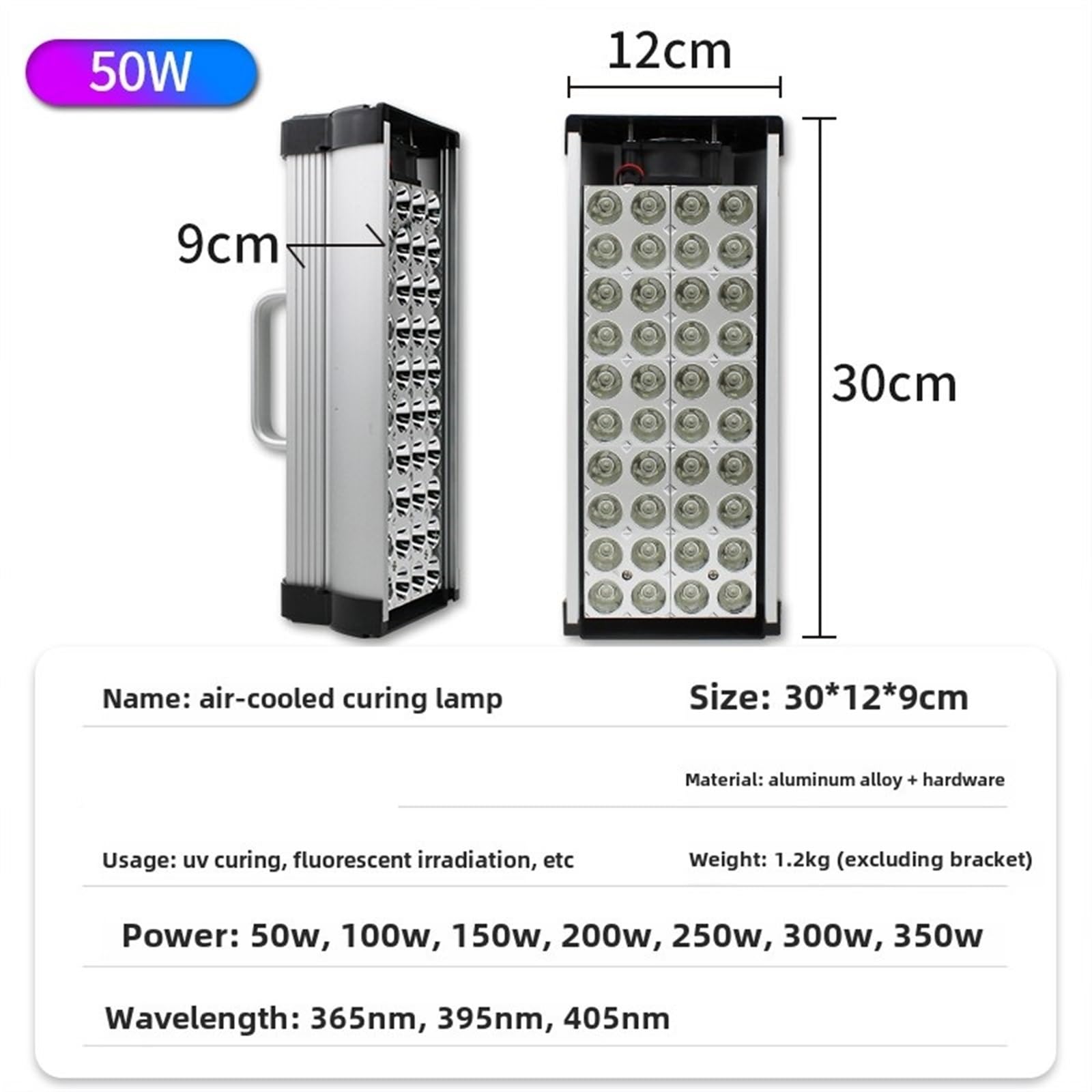 Lampada uv resina, Penna UV ad alta potenza for incollare schermi di smartphone stampati in 3D con colla UV e olio verde(395nm)