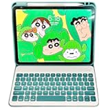 AnMengXinLing Keyboard Case for iPad 11 inch 2025&lpar;A16&rpar;&sol;iPad 10th Generation 10&period;9 inch 2022&comma; Magnetic Detachable Wireless Keyboard with Pencil Holder &lpar;Teal&rpar;