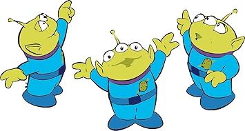 little green aliens from toy story