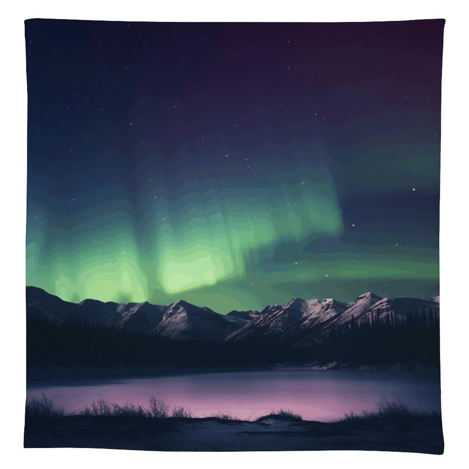 Nappe de nuit en lin pour tables d'intérieur et d'extérieur lavable 140 x 140 cm