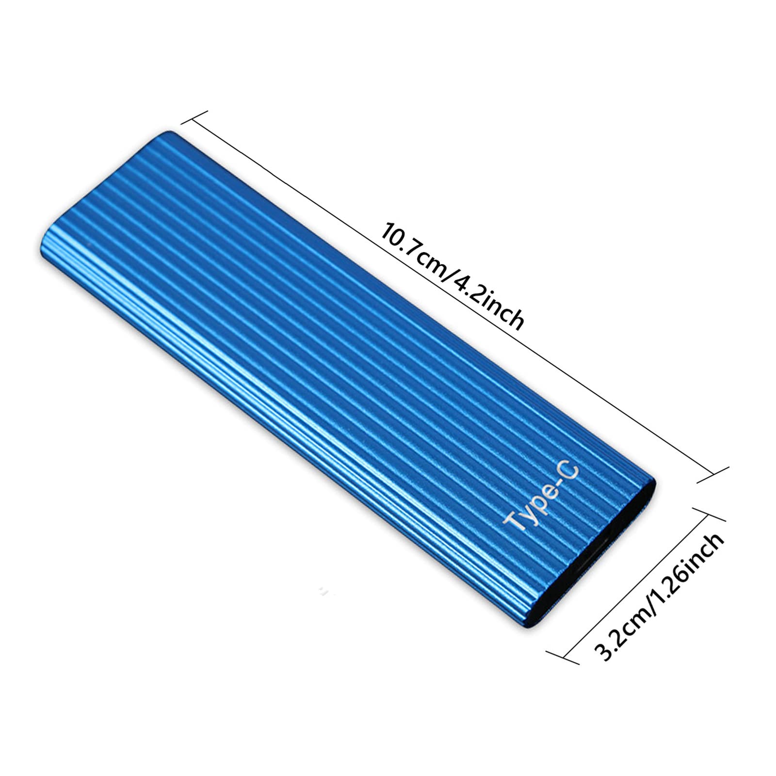 SSD portatile portatile - Dispositivo di archiviazione unità a stato solido per computer ad alta velocità, mini disco rigido ultra sottile, grande capacità per memoria ad alta velocità, accessori,2TB