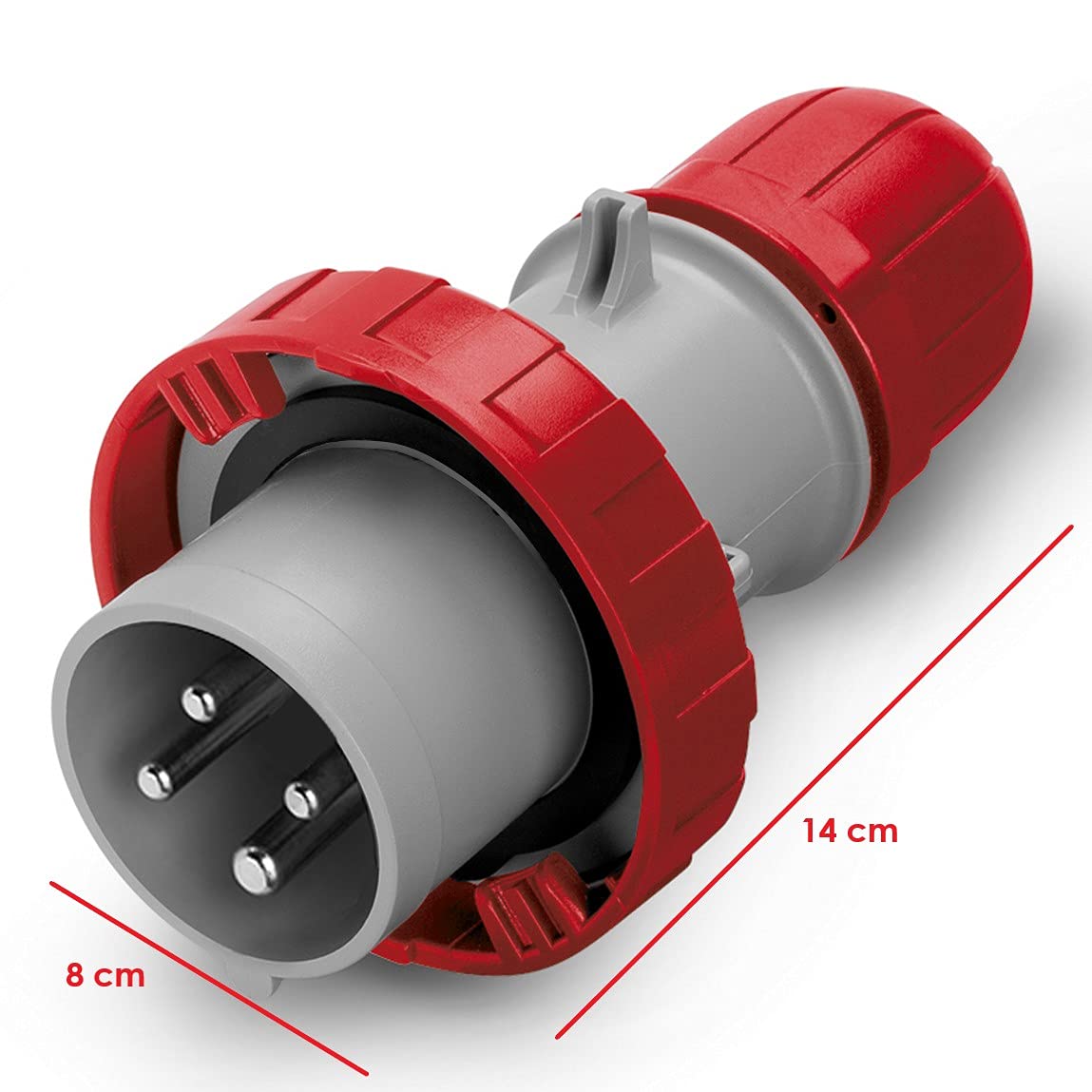 Poly Pool PP0637.67X Mobile Plug IEC309 16A 3P+T 380÷415V, IP66/67, Grau-weiß - Image 4