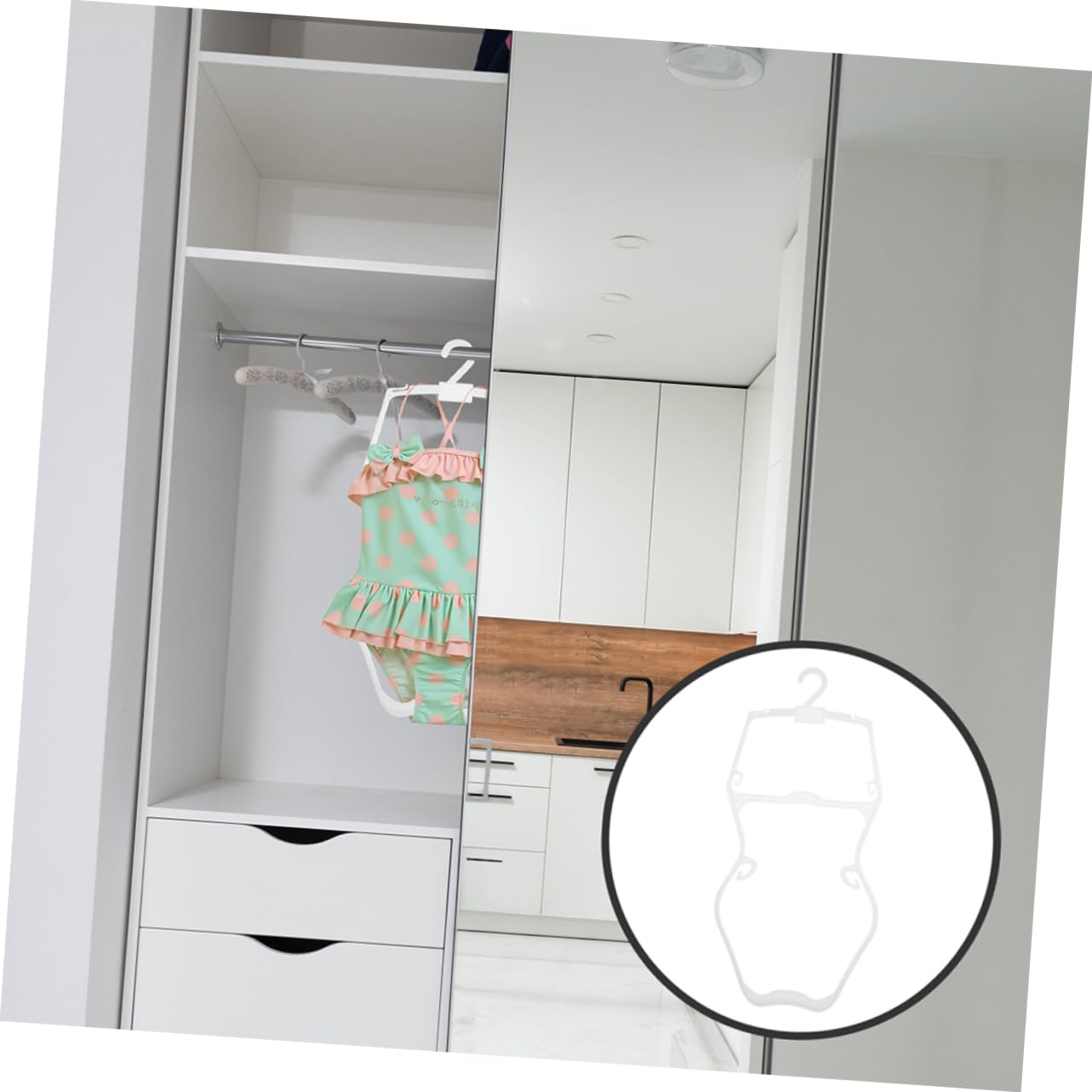 KOMBIUDA 6 Piezas Estante del Traje De Baño Titular De Trajes De Baño Tendedero para Trajes De Expositor De De Percha De Traje De Percha De Bikini El Plastico