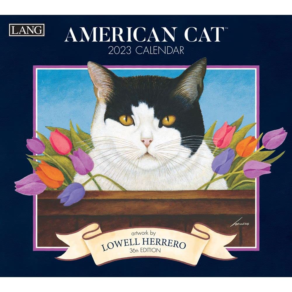 LANG AMERICAN CAT™ 2023 WALL CALENDAR