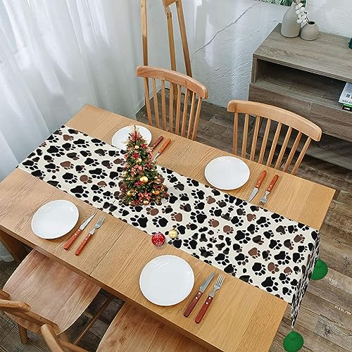 Chemin de table rustique pour repas de Noël et décoration de cuisine - 6