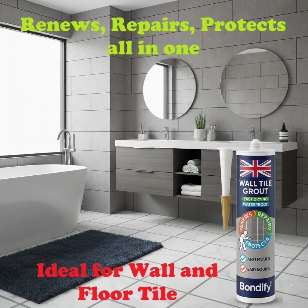 Kit Riparazione Fughe Piastrelle Nero, Asciugatura Rapida 450g x 2 Cartuccia, ANTI-MUFFA Stucco per Piastrelle Bagno & Doccia, Grout Repair Kit Black, Stucco per Fughe Pavimento, Sigillante per Malta