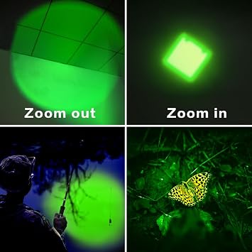 Multi-Color Flashlight Set: Red, Green, Blue & Cool White LED Flashlights (Pack of 4) with Long Range (150 Yards) & 200 Lumens Brightness