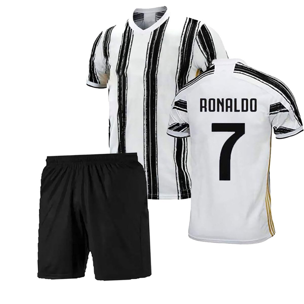 Ronaldo 7 Football Jersey with Black Shorts(Kid's, Boy's& Men) - Review, Price and Buying Guide