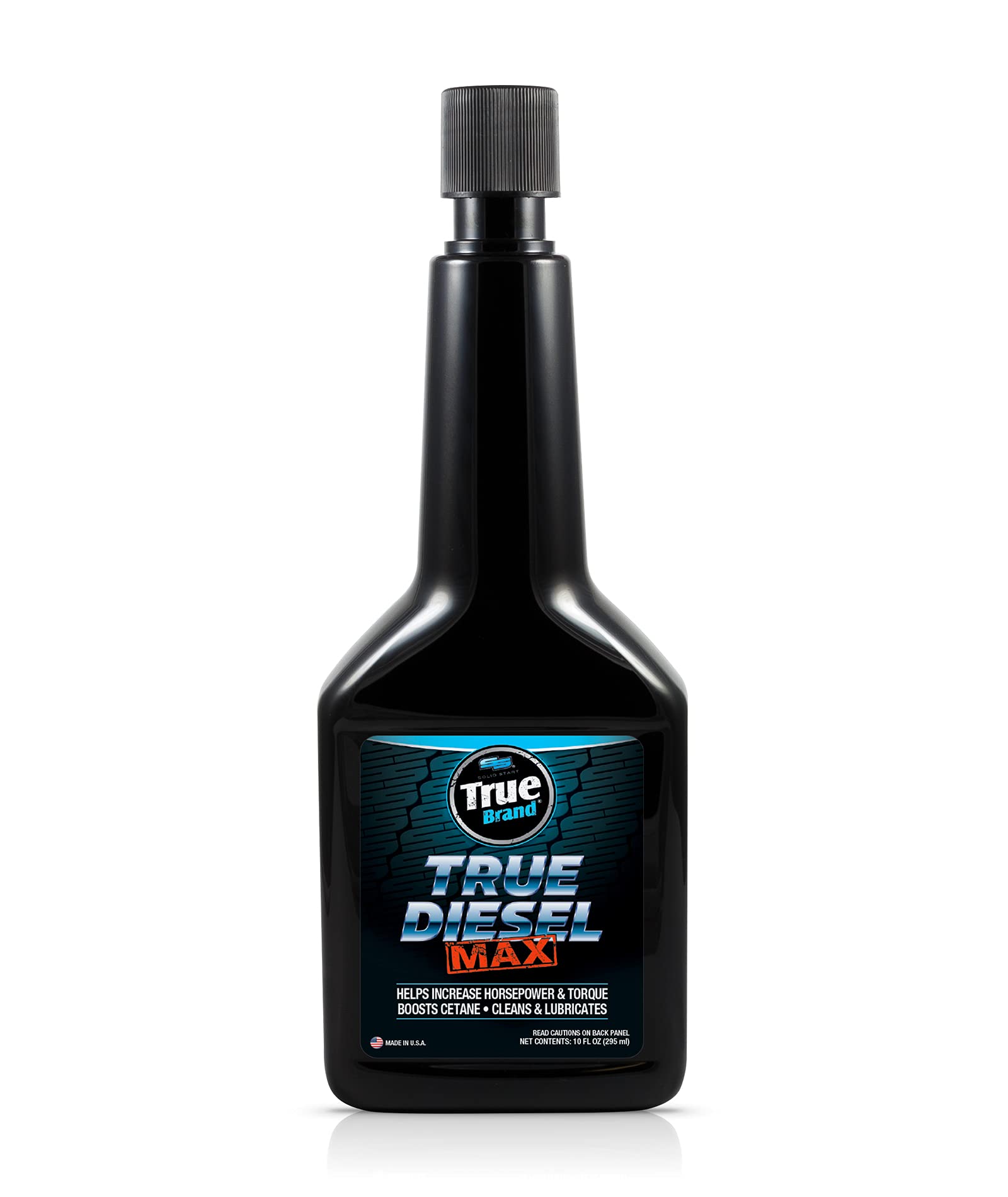 True Brand True Diesel MAX (T2102) - Cleans and Lubricates Diesel Fuel System - Increases Torque and Horsepower - Raises Cetane Number - Treats up to 35 Gallons, 10 fl. oz.