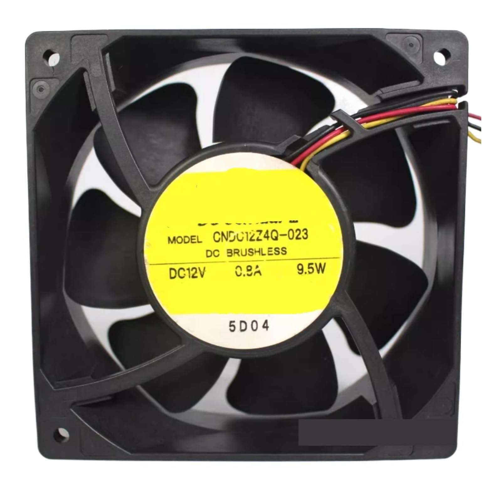 YMUGUEGH CNDC12Z4Q-023 12V 0.8A 12CM 12038 two-wire fan