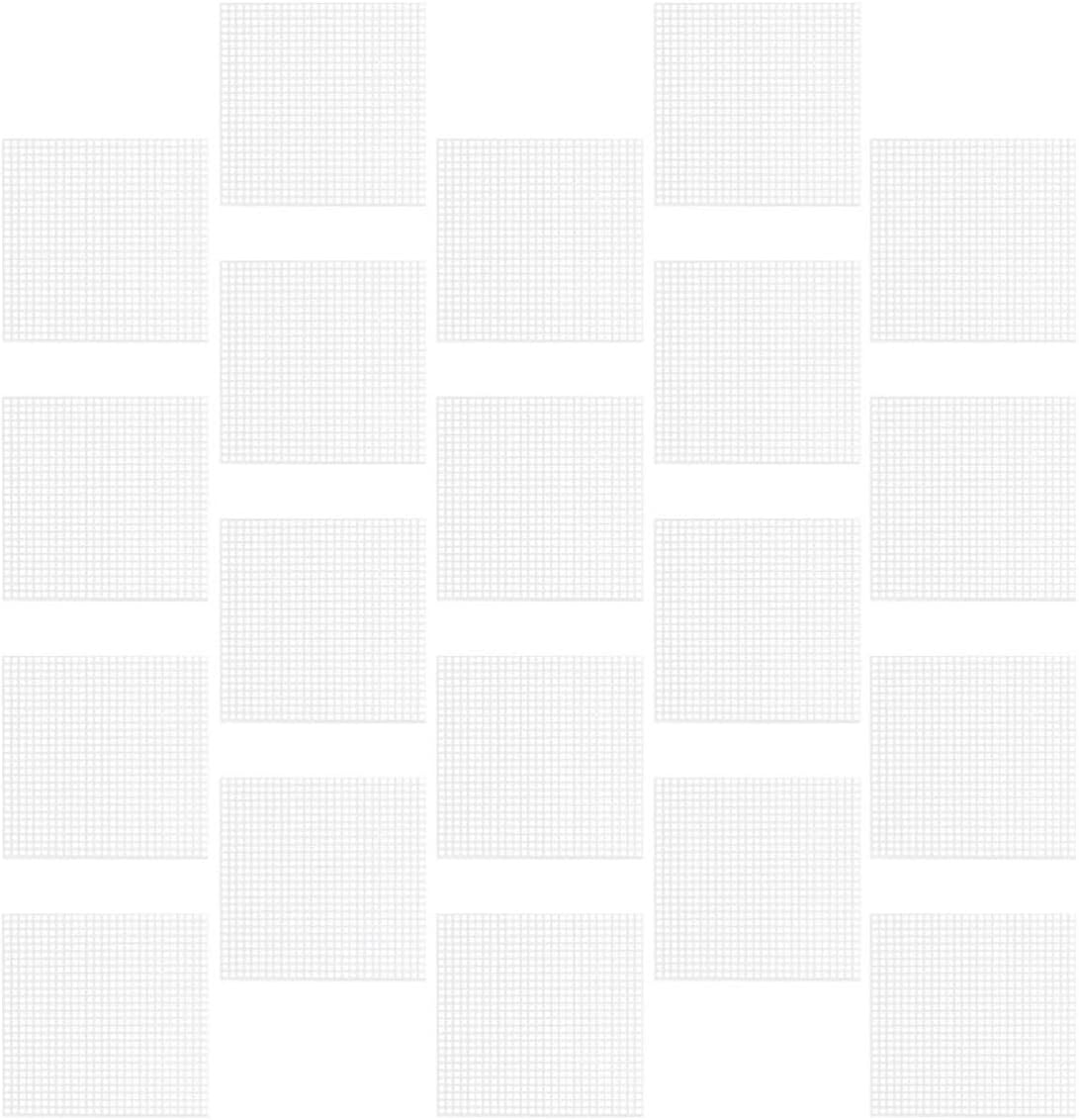 20pcs Plastic Mesh Canvas Sheets for Beginners and Professionals 4.21