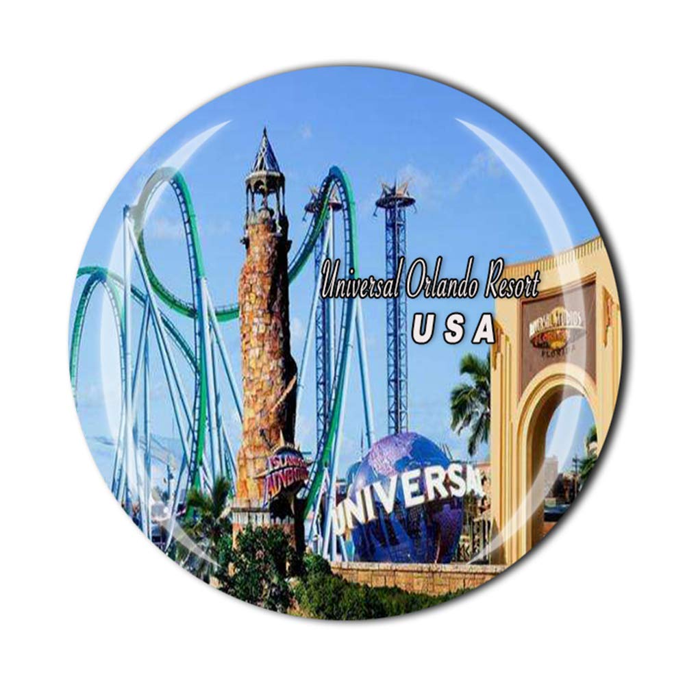Universal Orlando Resort Orlando Florida USA Fridge Magnet Souvenir Gift Decor Magnetic Sticker
