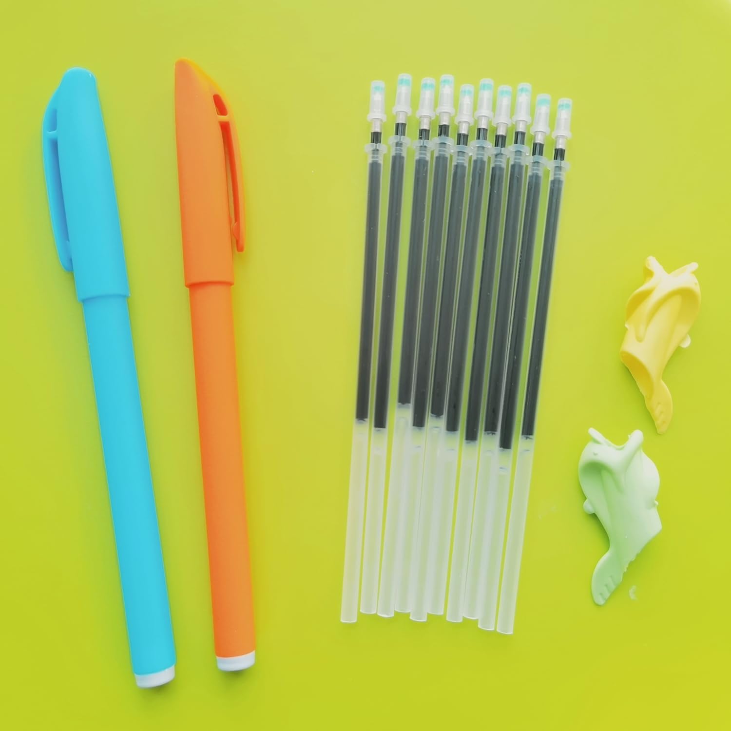 FREKNOW Magic Kids Calligraphy Pens and Refills Set for Reusable Grooved Handwriting Workbooks,Magic Copybook,Magic Writing Practice Copy Books, to Help Children Improve Age 3-8 ​Calligraphy for Kids