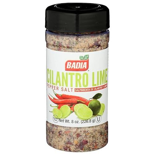 Sal de pimienta de lima cilantro, 8 onzas